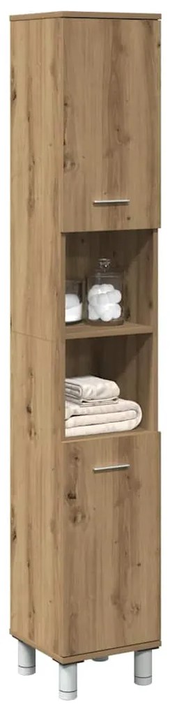 vidaXL Ντουλάπι μπάνιου Artisan Oak 30x30x179 cm Κατασκευασμένο ξύλο