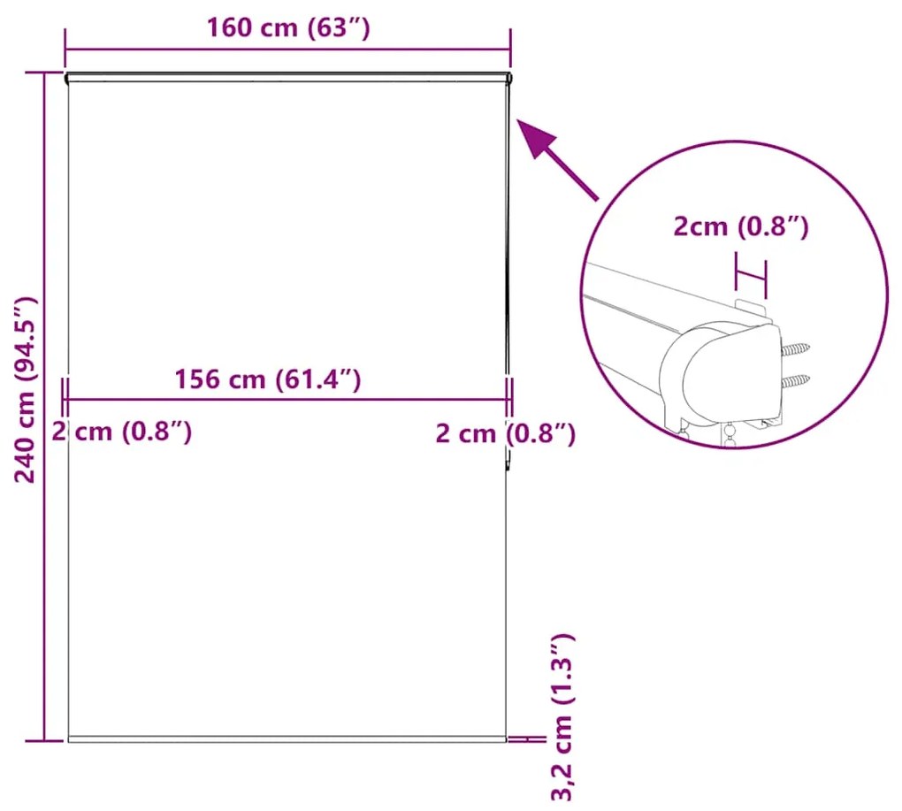 ΚΟΥΡΤΙΝΑ ΜΠΑΝΙΟΥ ΡΟΛΟ ΚΑΣΕΤΑ 160X240ΕΚ. ΠΛΑΤΟΣ ΥΦΑΣΜΑΤΟΣ 156ΕΚ. 4015062