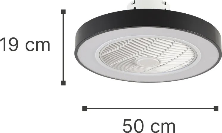 Φωτιστικό ανεμιστήρας Chilko InLight 1010003-Gkri