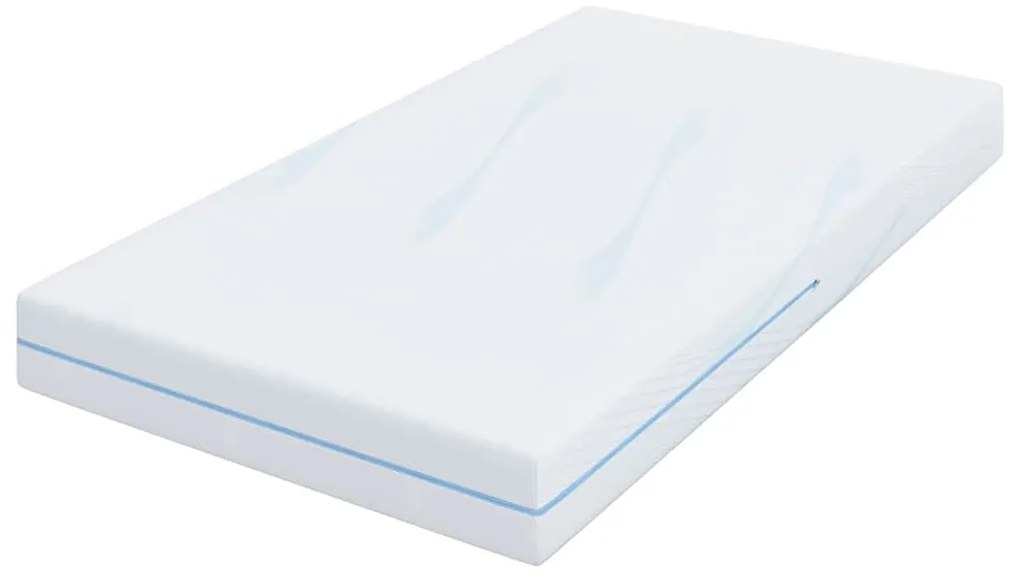 vidaXL Στρώμα Λευκό 90 x 190 cm Pěna