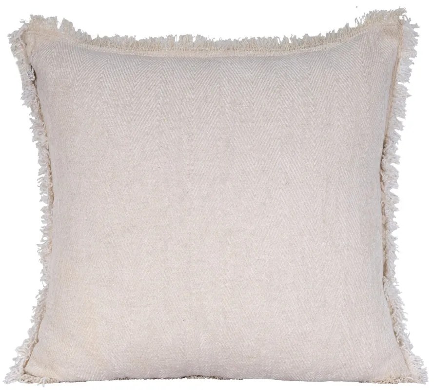 RASUL ΔΙΑΚΟΣΜΗΤΙΚΟ ΜΑΞΙΛΑΡΙ 45x45 ΥΦΑΣΜΑ ΛΕΥΚΟ POLYESTER - 032810