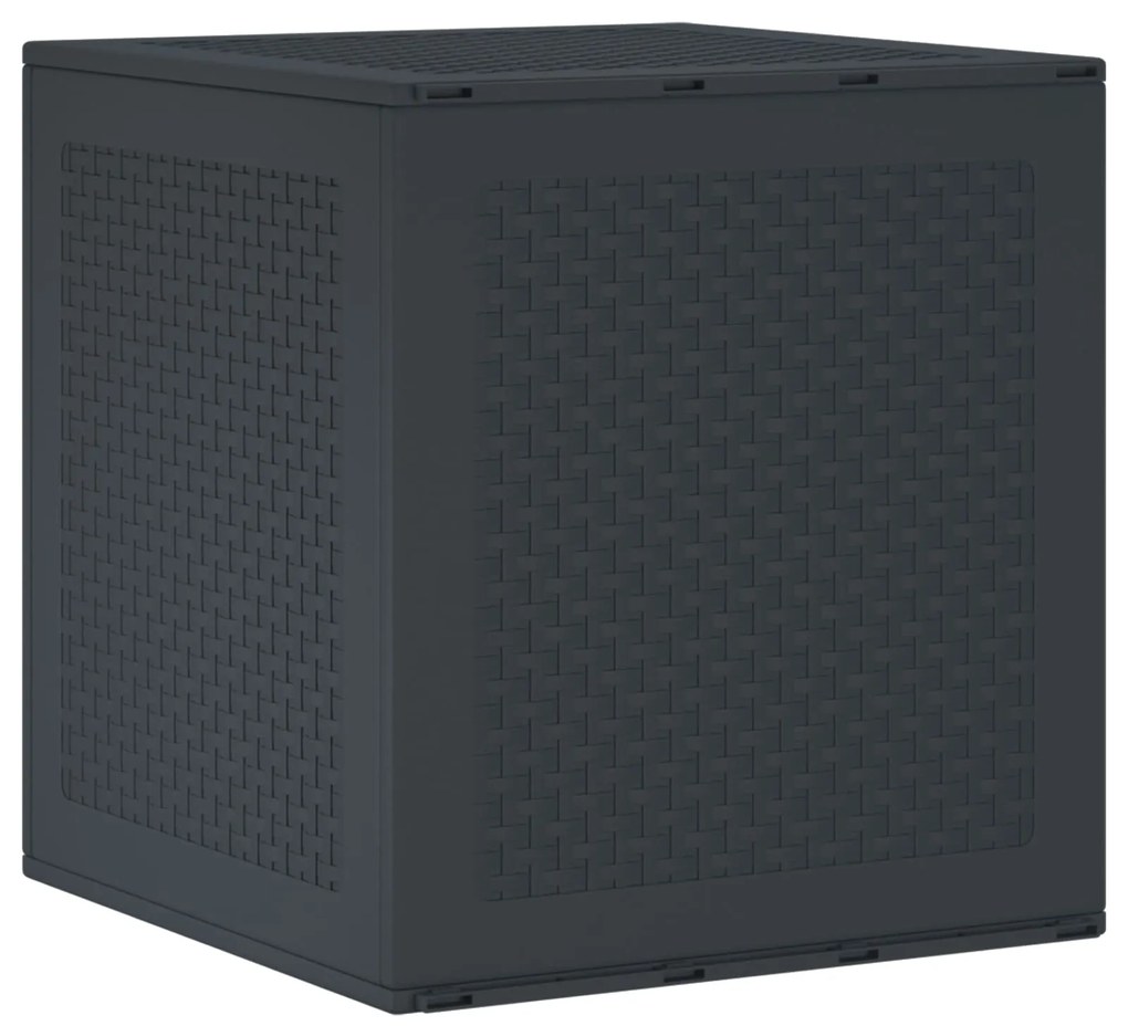 Κουτί αποθήκευσης Ανθρακί 55 x 53 x 57 εκ. Πολυπροπυλένιο