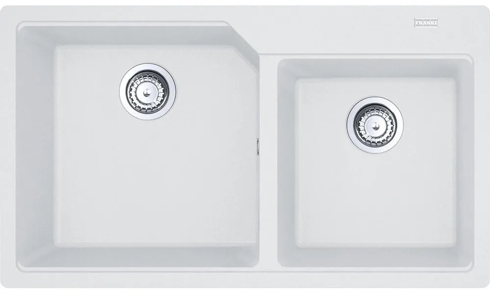 Franke Urban UBG 620-86 Polar White Γρανιτένιος Νεροχύτης 90cm