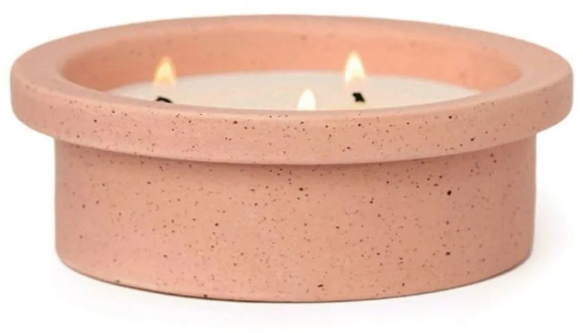 Κερί Σόγιας Αρωματικό Folia Gardenia And Tonka 141gr Σε Κεραμικό Γλαστράκι 12x5cm Rose Paddywax Soy Wax