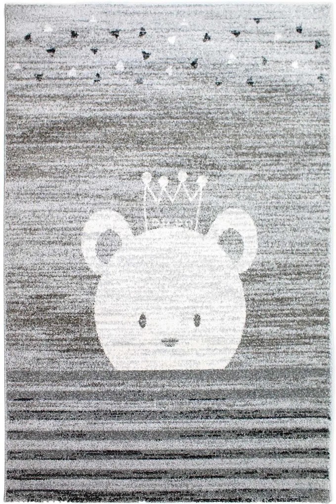 Χαλί Παιδικό Junior Bear 8616 Light Grey Ezzo 160X230cm