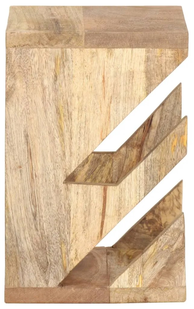 vidaXL Βάση για Skateboard Επιτοίχια 25x20x30 εκ. Μασίφ Ξύλο Μάνγκο