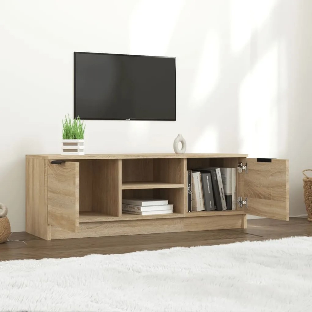 vidaXL Έπιπλο Τηλεόρασης Sonoma Δρυς 102x35x36,5εκ. Επεξεργασμένο Ξύλο