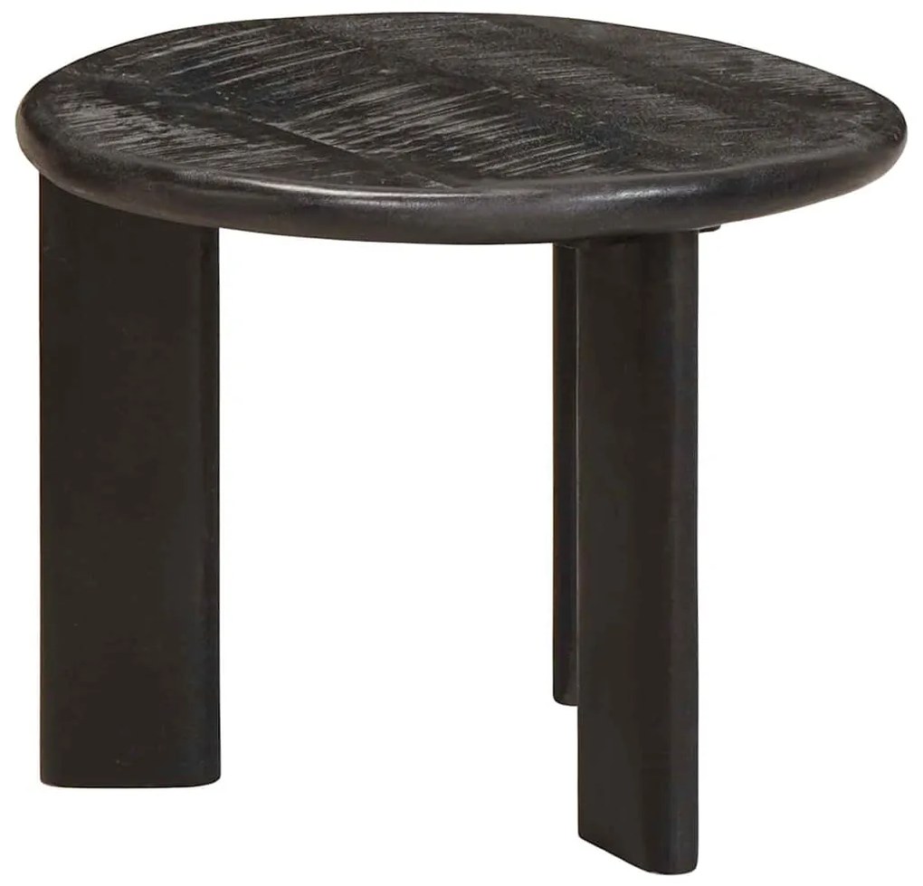 vidaXL Τραπεζάκια Καφέ Στερεών 3 pcs Λευκό Στερεό ξύλο μάνγκο