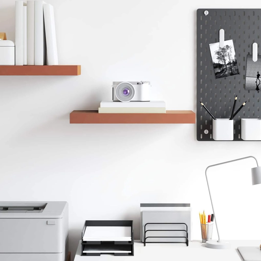 vidaXL Ράφι Τοίχου Κόκκινο 50 x 23 x 4 εκ. Επεξεργασμένο ξύλο