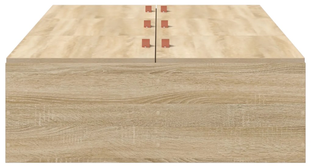vidaXL Κρεβάτι Αποθήκης Sonoma Oak 100x200 εκ