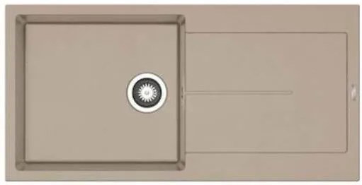 Νεροχύτης Pyramis Ithaka 1B 1D Plus-Beige-100 x 50 εκ.