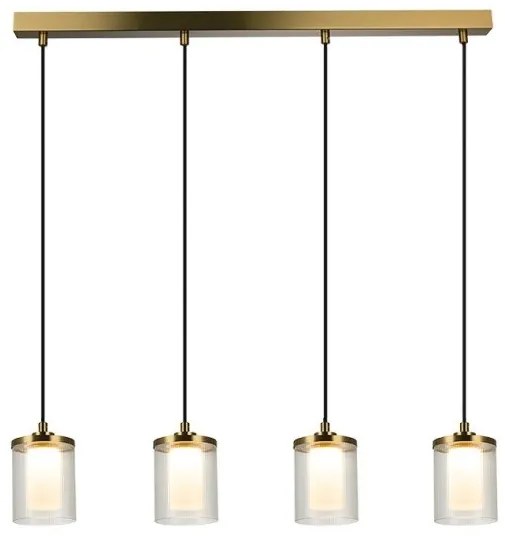 Κρεμαστό Φωτιστικό Ράγας  LED 29W IP20 3000K Χρυσό 23020 Zambelis-23020-Χρυσό 23020