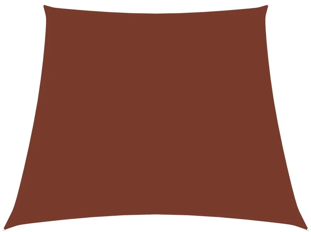 vidaXL Πανί Σκίασης Τρίγωνο Terracotta 2/4 x 3 μ. από Ύφασμα Oxford