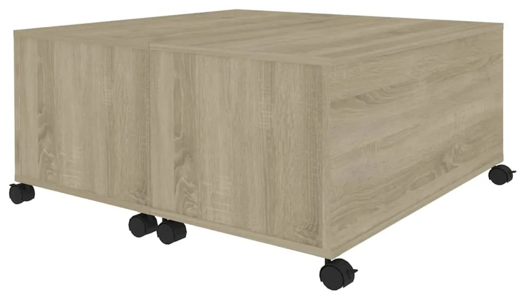 vidaXL Τραπεζάκι Σαλονιού Sonoma Δρυς 75 x 75 x 38 εκ. από Μοριοσανίδα