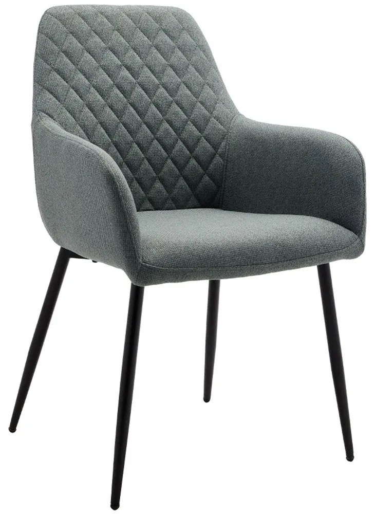 Πολυθρόνα Stone 03-1050 54x58x88cm Light Green-Black