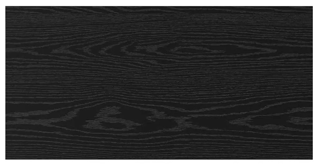 vidaXL Ράφι Βιβλίων 4 pcs Μαύρο 80 x 40 x 1.5 cm Επεξεργασμένο ξύλο