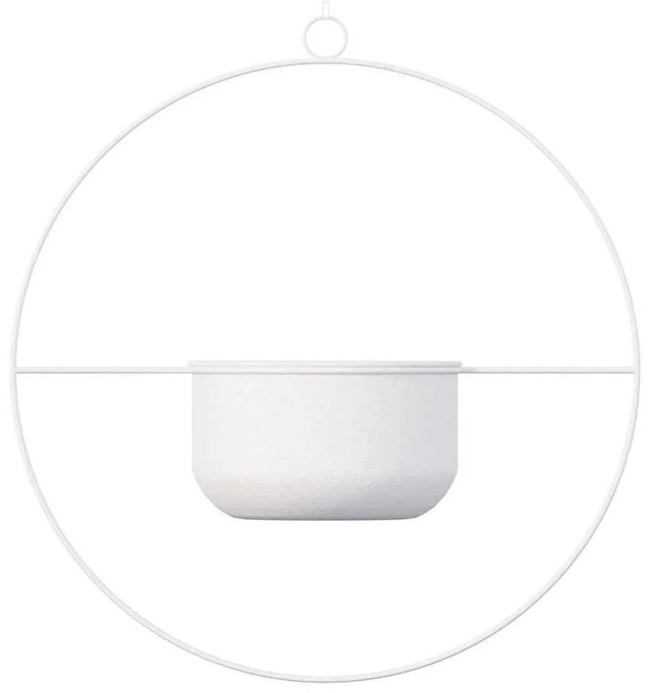 Κασπώ Κρεμαστό Payanda 247HFM1204 40x17x40cm White Aberto Design Μέταλλο