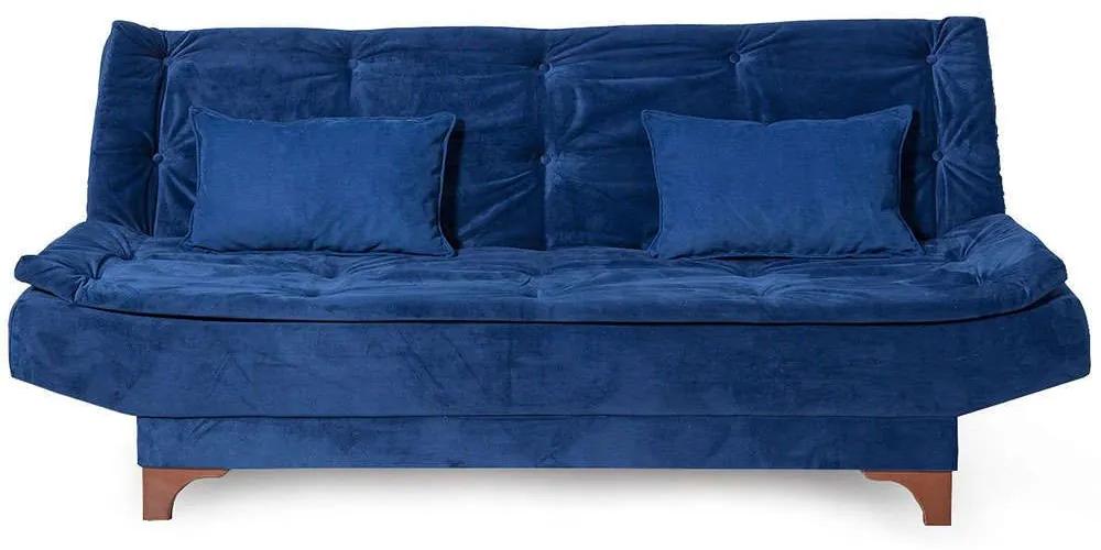 Καναπές - Κρεβάτι Τριθέσιος Kelebek 867UNQ1346 190x85x90cm Dark Blue