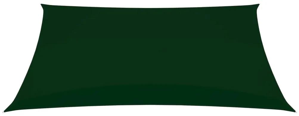 Πανί Σκίασης Ορθογώνιο Σκούρο Πράσινο 5x7 μ. από Ύφασμα Oxford - Πράσινο