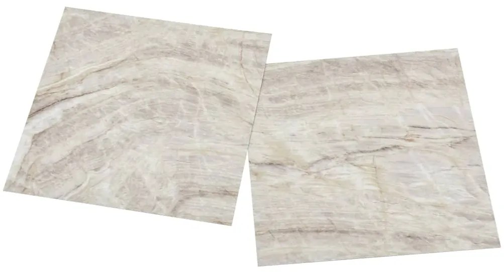 vidaXL Δάπεδο Αυτοκόλλητο Μπεζ 20 τεμ. 1,86 μ² από PVC
