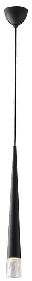 Φωτιστικό Οροφής I-LanceLOT-S NER Black Luce Ambiente Design Metal, Glass