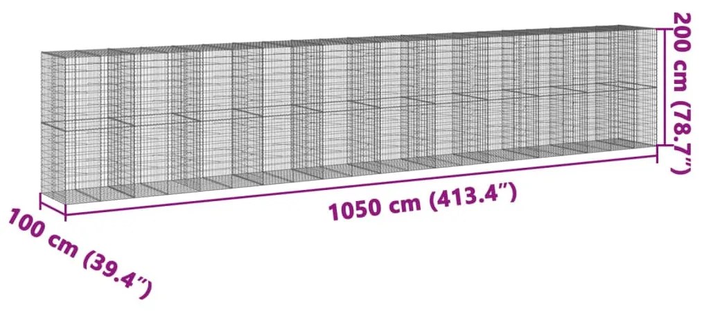 ΣΥΡΜΑΤΟΚΙΒΩΤΙΟ ΜΕ ΚΑΛΥΜΜΑ 1050X100X200 ΕΚ. ΓΑΛΒΑΝΙΣΜΕΝΟ ΧΑΛΥΒΑ 3295244