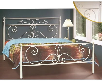 SweetDreams  Μεταλλικό Κρεβάτι Ημίδιπλο 110x200 Sweet Dreams No72 Με Επιλογή Χρώματος BEST-8032208