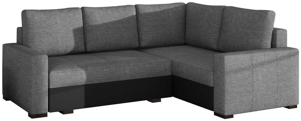 Γωνιακός καναπές Rona-Δεξιά-Γκρι - 240.00Χ165.00Χ90.00cm