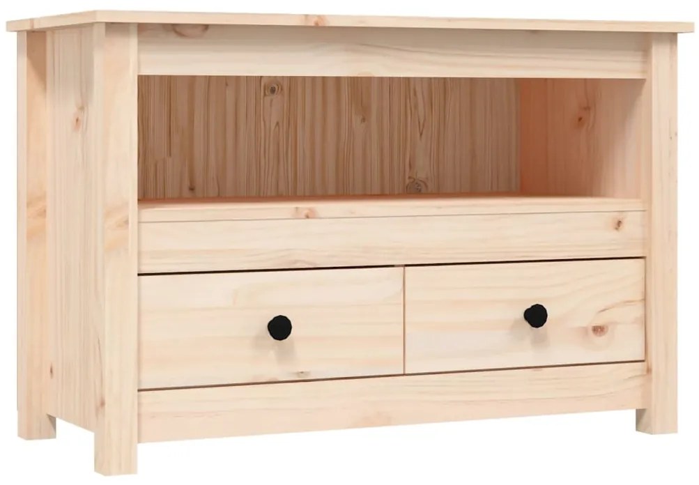 vidaXL Έπιπλο Τηλεόρασης 79 x 35 x 52 εκ. από Μασίφ Ξύλο Πεύκου