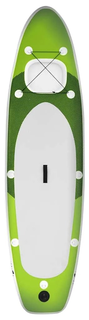 vidaXL Σανίδα SUP Φουσκωτή Σετ Πράσινη 360 x 81 x 10 εκ.