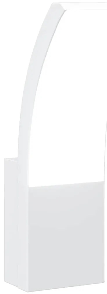 vidaXL Φωτιστικά Εξωτερικού Χώρου LED Λευκό από Χυτό Αλουμίνιο