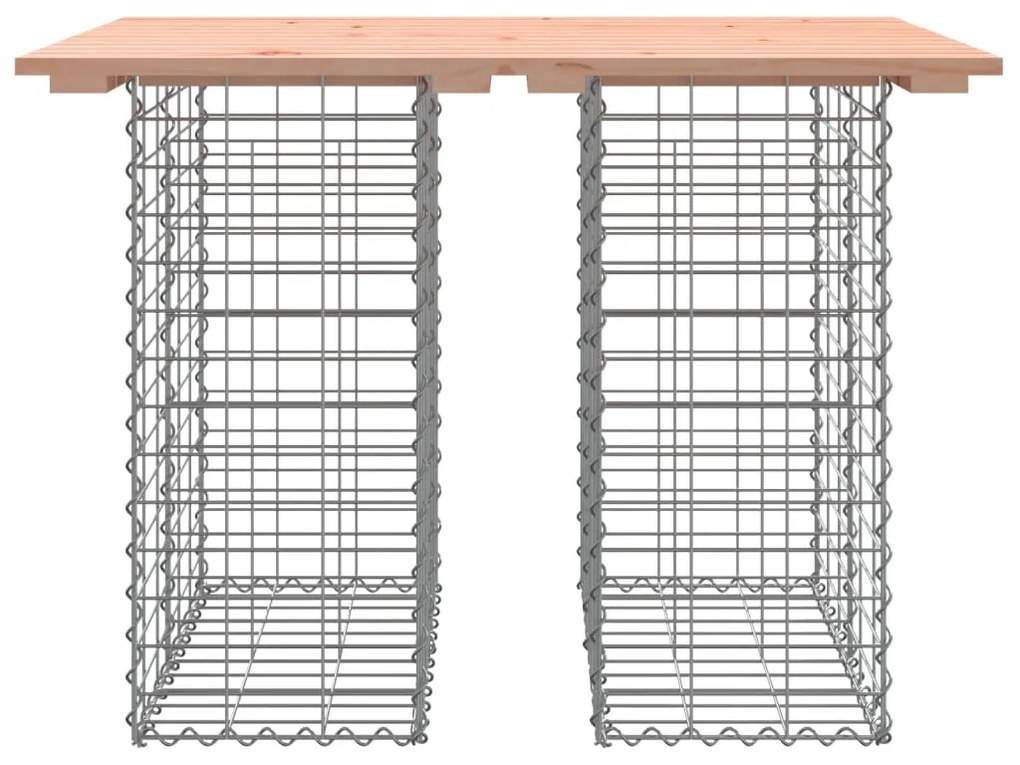 Πάγκος Κήπου Συρματοκιβώτιο 100x70x72 εκ. Μασίφ Ψευδοτσούγκα - Καφέ