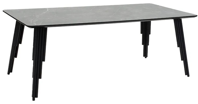 Τραπέζι σαλονιού Lifo MDF ανθρακί cement-μαύρο 120x60x45εκ Model: 096-000027
