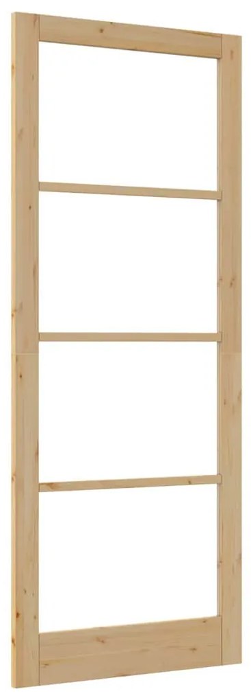vidaXL Εσωτερική Πόρτα με Γυαλί ORKDAL Καφέ 93 x 232 εκ.
