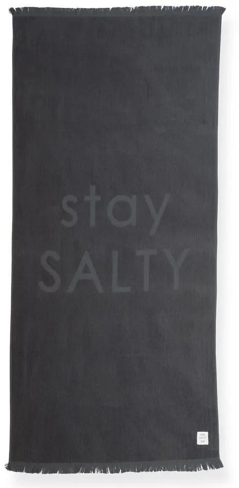 Πετσέτα Θαλάσσης Stay Salty Grey Nef-Nef Θαλάσσης 100% Βαμβάκι