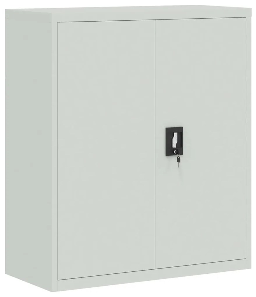 vidaXL Αρχειοθήκη Αν. Γκρι 90 x 40 x 145 εκ. Ατσάλινη