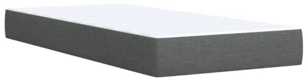 ΚΡΕΒΑΤΙ BOXSPRING ΜΕ ΣΤΡΩΜΑ ΣΚΟΥΡΟ ΓΚΡΙ 90X190 ΕΚ. ΥΦΑΣΜΑΤΙΝΟ 3285758