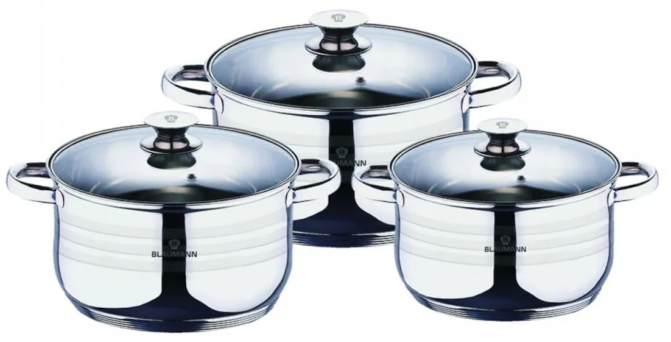 Κατσαρόλες Blaumann Σετ 6 τμχ Gourmet Line BL-3160