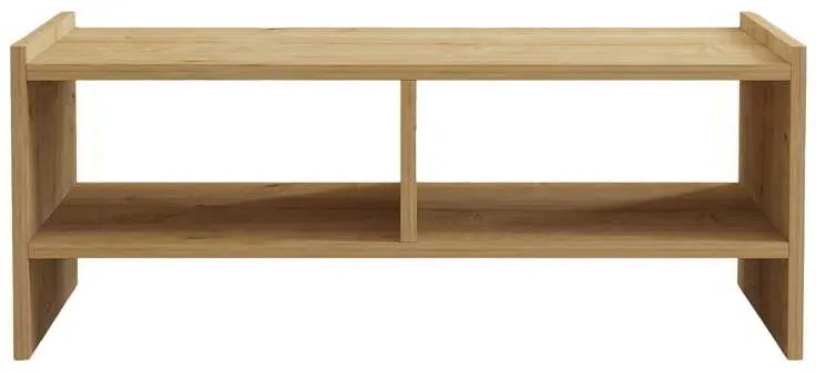 Τραπέζι σαλονιού Tiena pakoworld σε oak απόχρωση 90x50x35εκ
