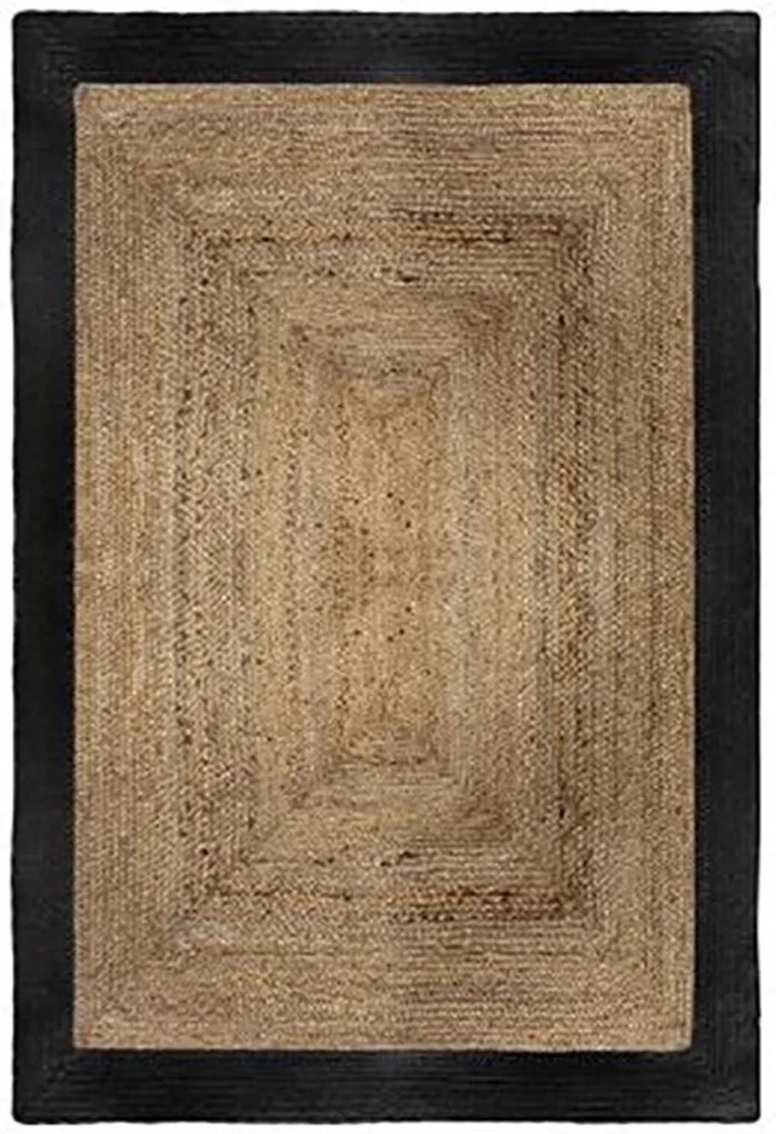 Χαλί Γιούτας 07.168857J Natural-Black 120X170cm