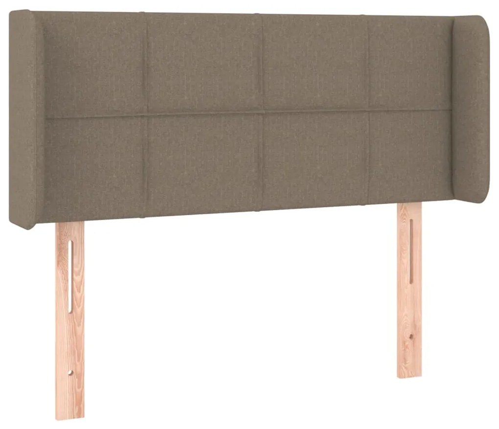 vidaXL Κεφαλάρι με Πτερύγια Taupe 83x16x78/88 εκ. Υφασμάτινο