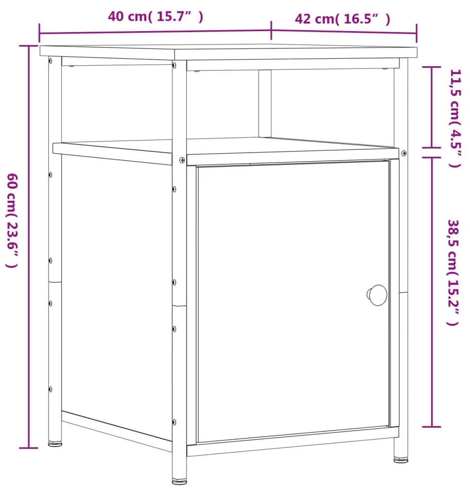 ΚΟΜΟΔΙΝΟ ΚΑΦΕ ΔΡΥ 40 X 42 X 60 ΕΚ. ΑΠΟ ΕΠΕΞΕΡΓΑΣΜΕΝΟ ΞΥΛΟ 826041