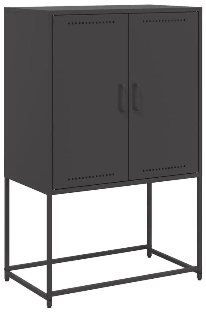 Έπιπλο Τηλεόρασης Πράσινο Λαδί 100,5x39x60,5 εκ. από Ατσάλι - Πράσινο