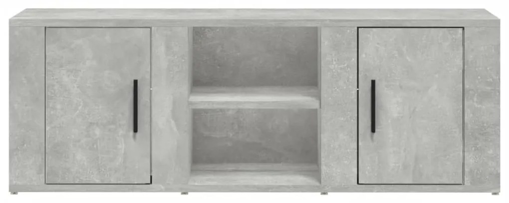 vidaXL Έπιπλο Τηλεόρασης Γκρι Σκυρ. 100x31,5x35 εκ. Επεξ. Ξύλο
