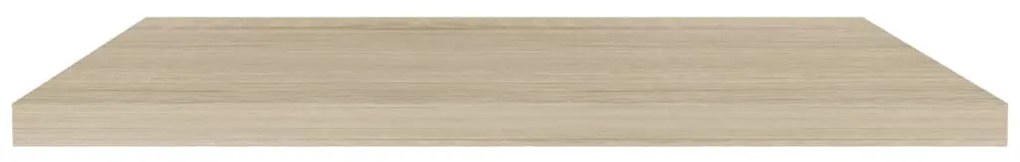 vidaXL Ράφια Τοίχου 2 τεμ. Χρώμα Δρυός 90x23,5x3,8 εκ. MDF