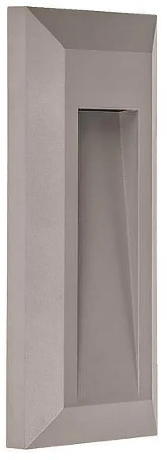Απλίκα Τοίχου Slim LED 1W Γκρι EUROLAMP 145-52060