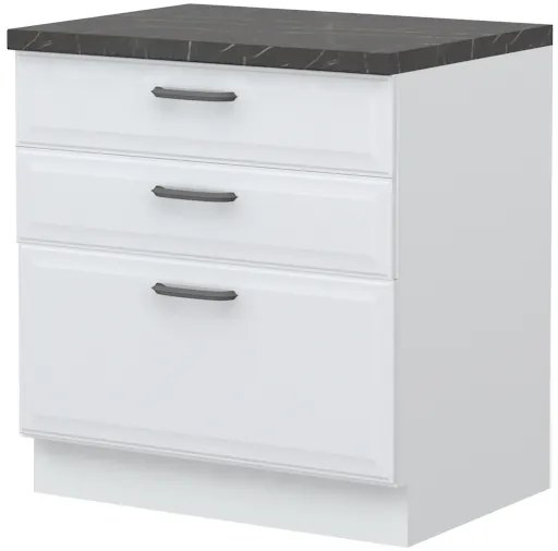 Επιδαπέδιο ντουλάπι Evora R80-3F - 80.00Χ60.00Χ88.00cm