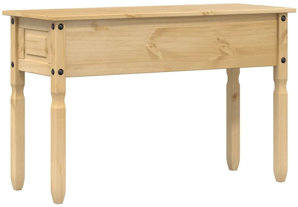 Τραπέζι Κονσόλα Corona 115x46x73 εκ. από Μασίφ Ξύλο Πεύκου - Καφέ