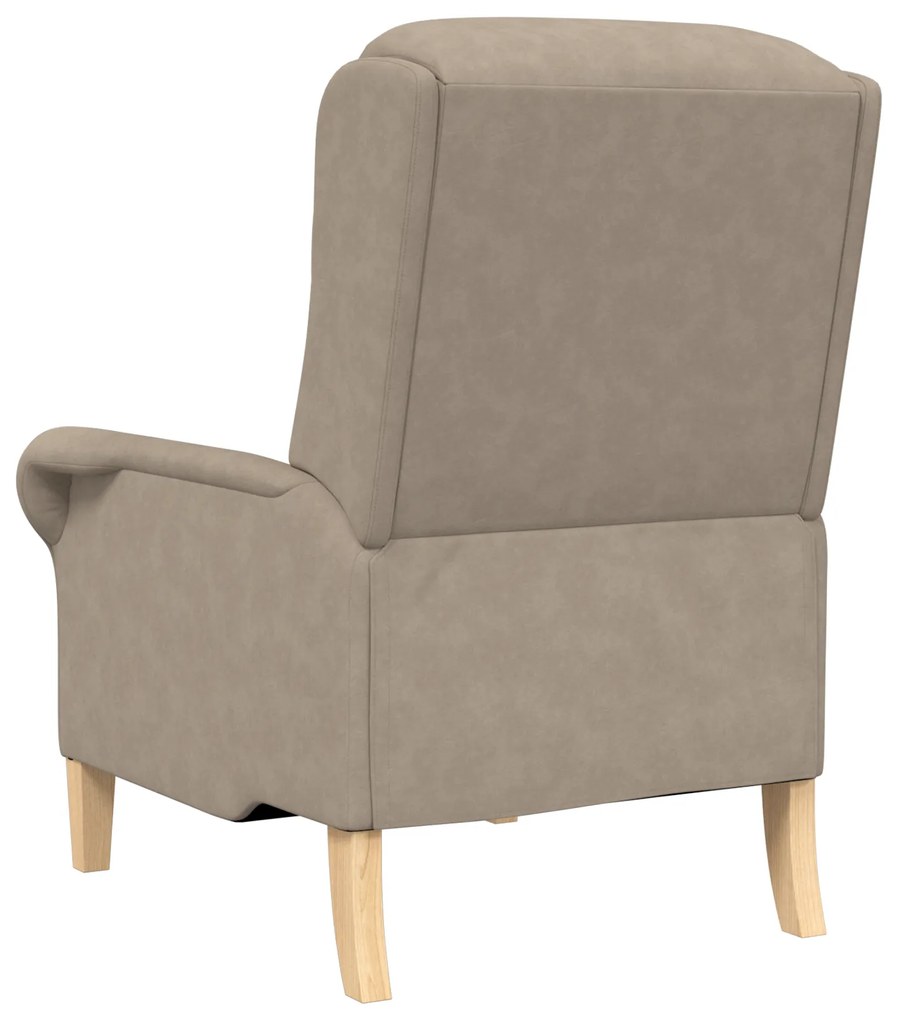 vidaXL Πολυθρόνα Taupe 76 x 94 x 102 εκ. Μικροΐνες