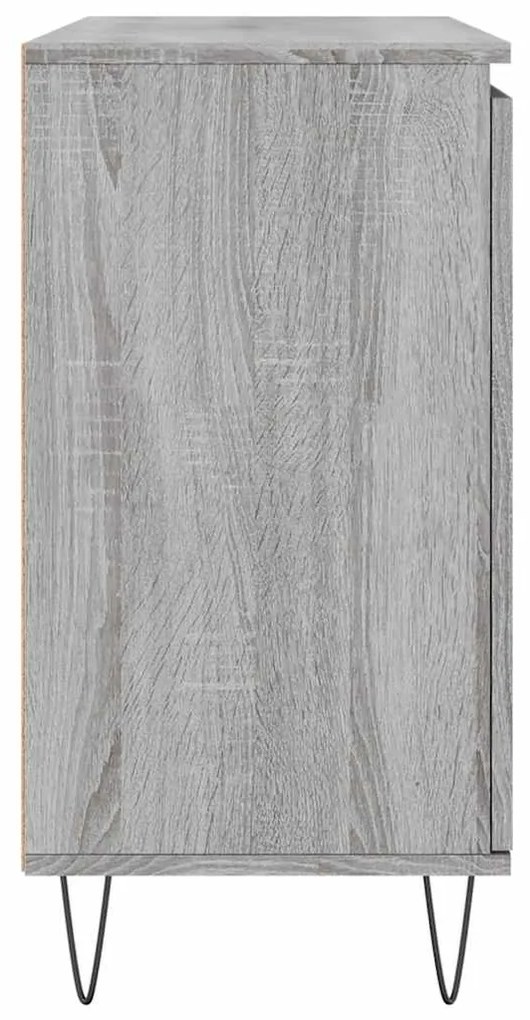 vidaXL Μπουφές Γκρι Sonoma 101,5 x 35 x 70 εκ. από Επεξεργασμένο Ξύλο